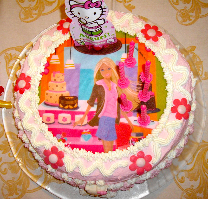 Gâteau anniversaire Barbie